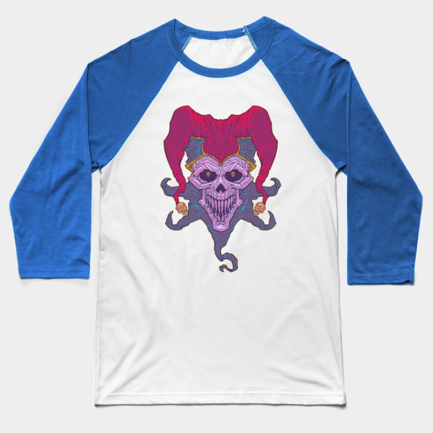 WEIRDO - April Fool's - Skull Baseball T-Shirt by hector2ortega